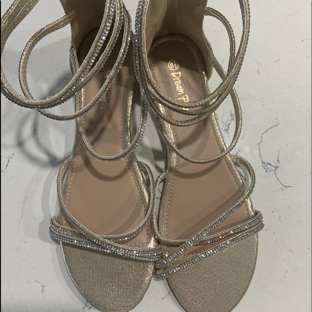 Glitter sandals